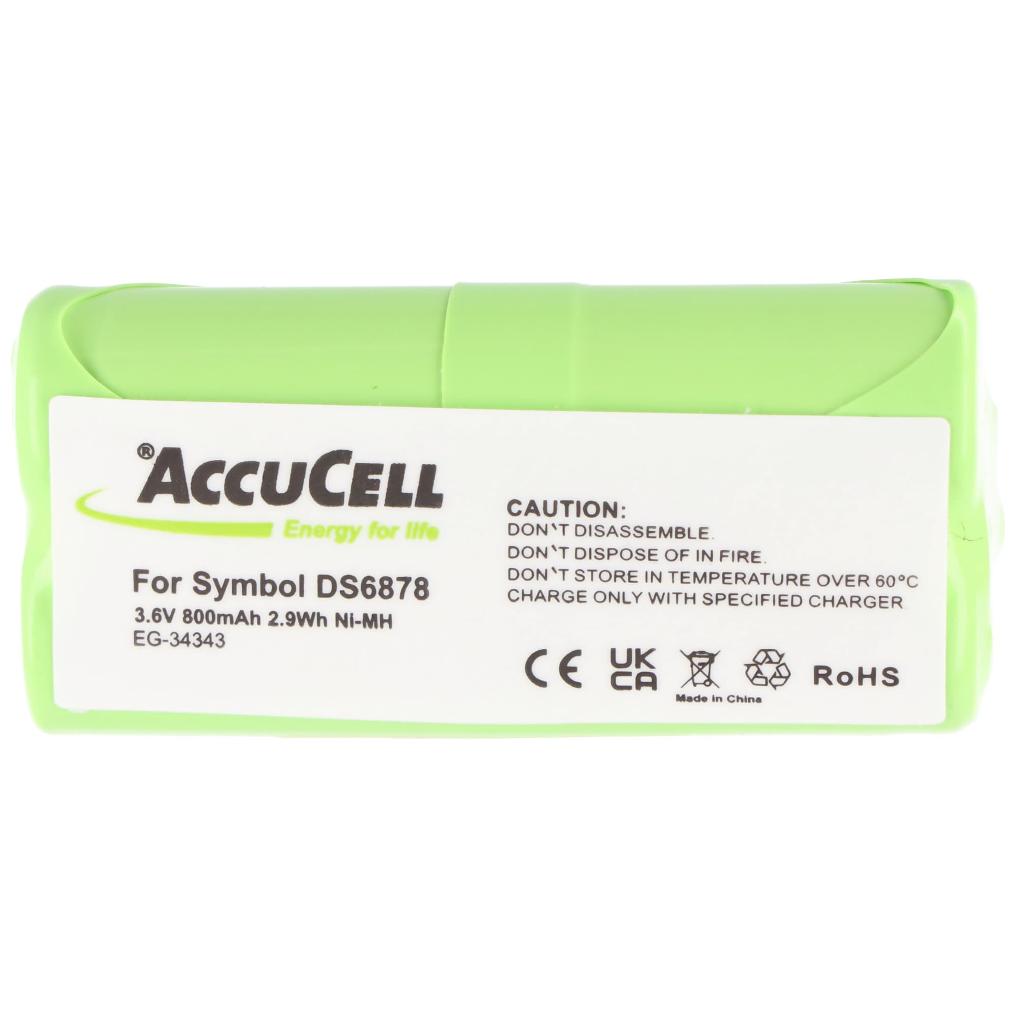 Batterie de remplacement pour le symbole batterie DS6878 NiMH 3.6 volts